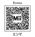 Emma's QR Code for Mii Maker.