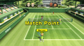 The match point screen