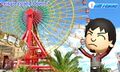 The Mii News broadcast for the opening of the amusement park.