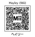 Hayley's QR Code for Mii Maker.