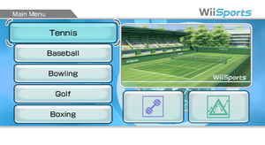 WS Main Menu Tennis screenshot.png