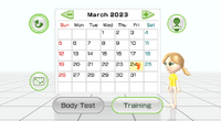 Calendar which chronicles your workouts (or lack thereof)