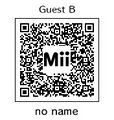 Guest B's QR Code for Mii Maker