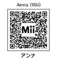 Anna's QR Code for Mii Maker.