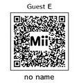 Guest E's QR Code for Mii Maker.