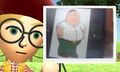 Hey Lois remember the time I got my photo taken by the Micheal aka the Mii wiki mii